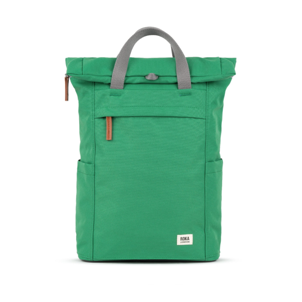 Roka Finchley A Sustainable Canvas Medium Backpacks mountain green