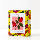 Trilogy self-care ritual box with floral design on a white background