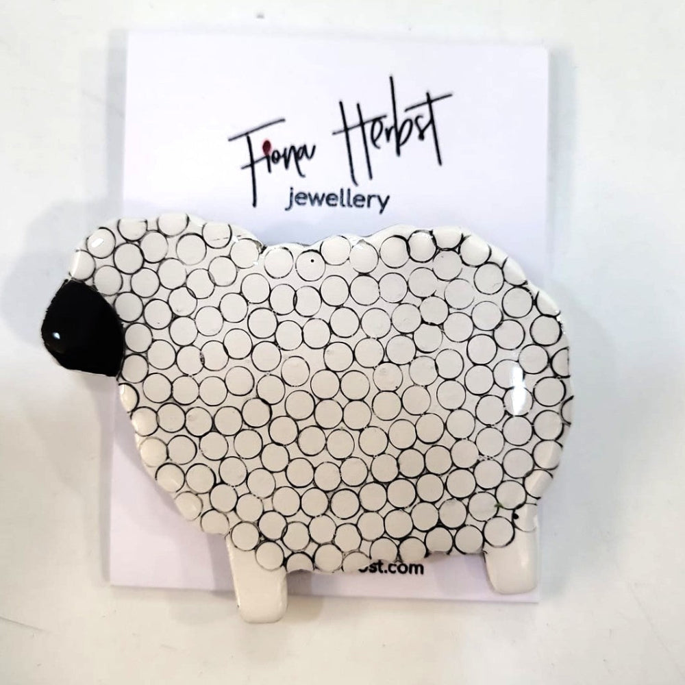 sheep brooch