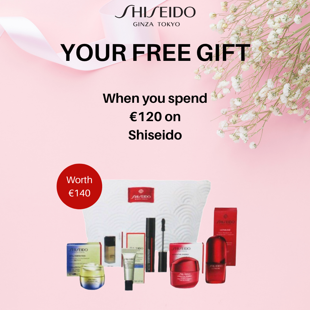 Shiseido Free Gift when you spend €120