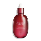 Shiseido Ultimune Power Infusing Oil bottle on a white background