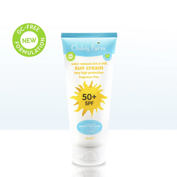 Childs Farm Sunscreen Water Resistant SPF 50+ Unfragranced Babies+ 100ml