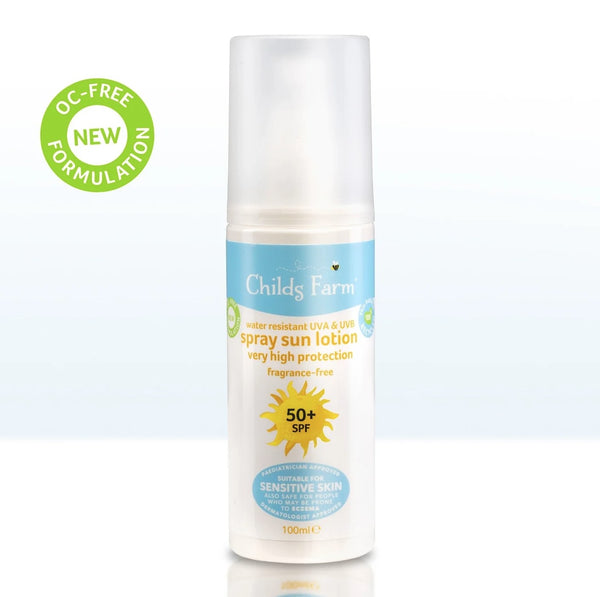Childs Farm Water Resistant Spray Sun Lotion SPF50+ 100ml