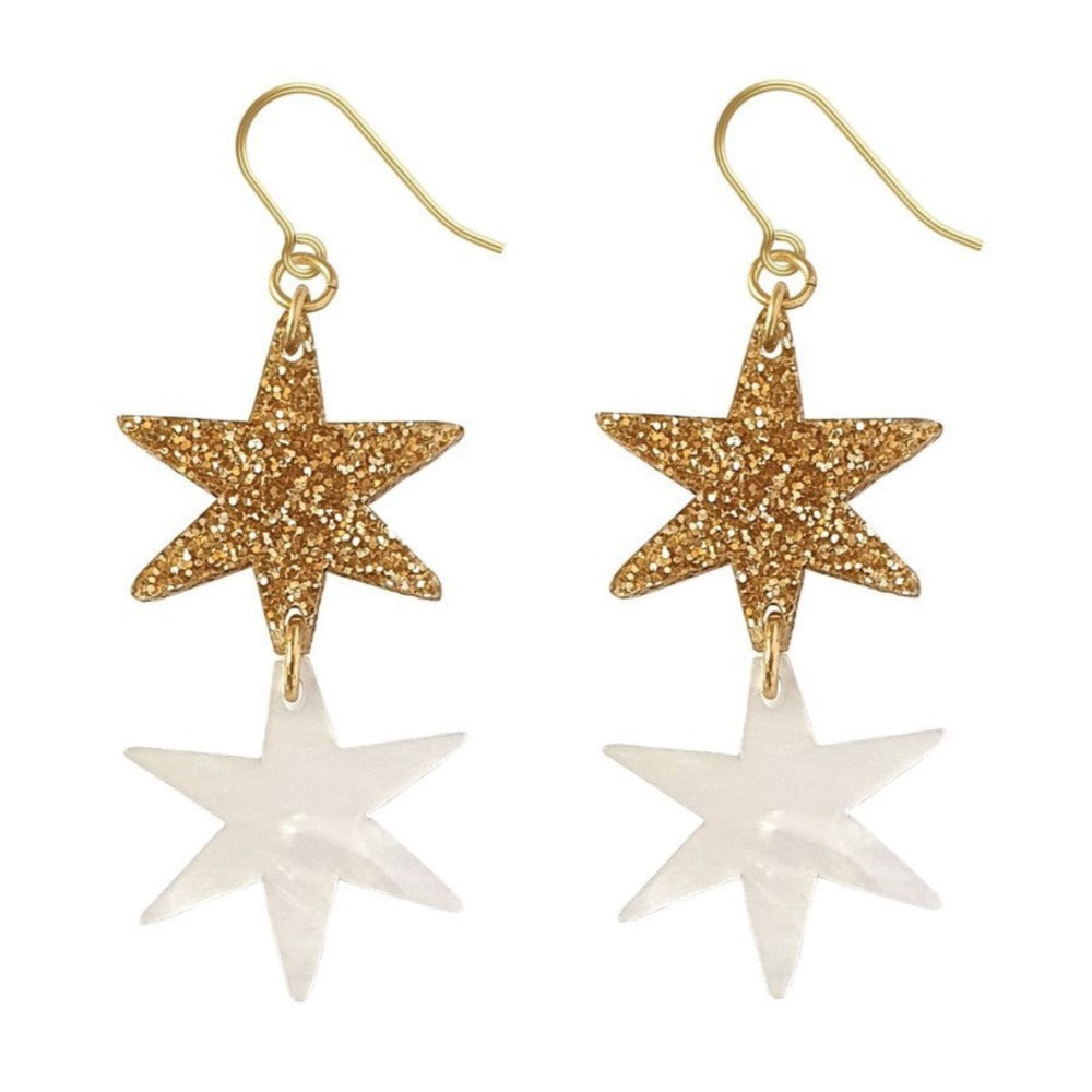 Natalie Lea Owen - Star Dangle Earrings