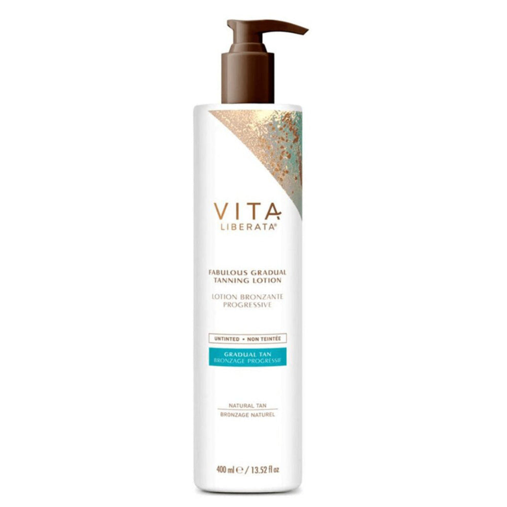 Vita Liberata tanning lotion bottle on a white background