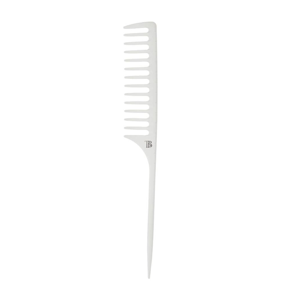 White comb on a white background