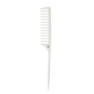 White comb on a white background