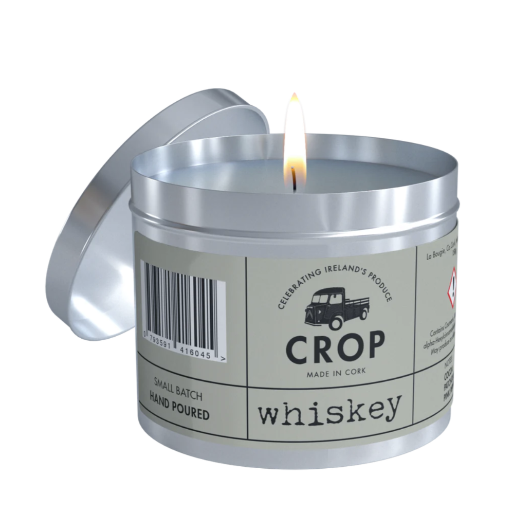 Crop Soy Wax Candles - Whiskey (Cocoa, Patchouli & Pink Peppercorn) 150g