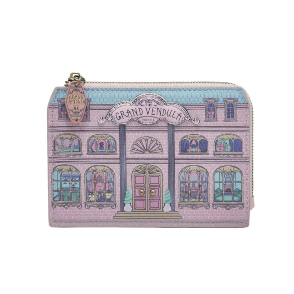 Vendula The Grand Vendula Hotel Zipper Card Coin Purse Front