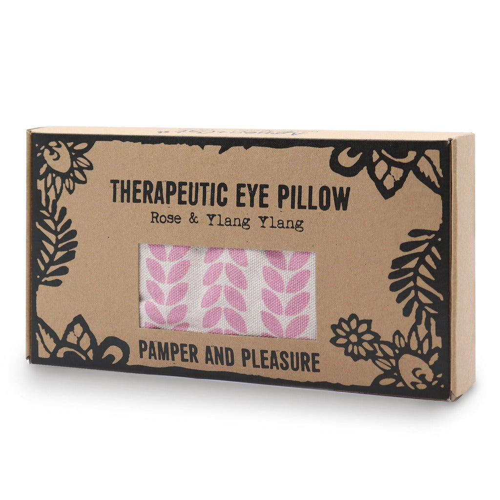 therapeutic eye pillow slumber and relax chamomile & cornmint eye pillow gift idea