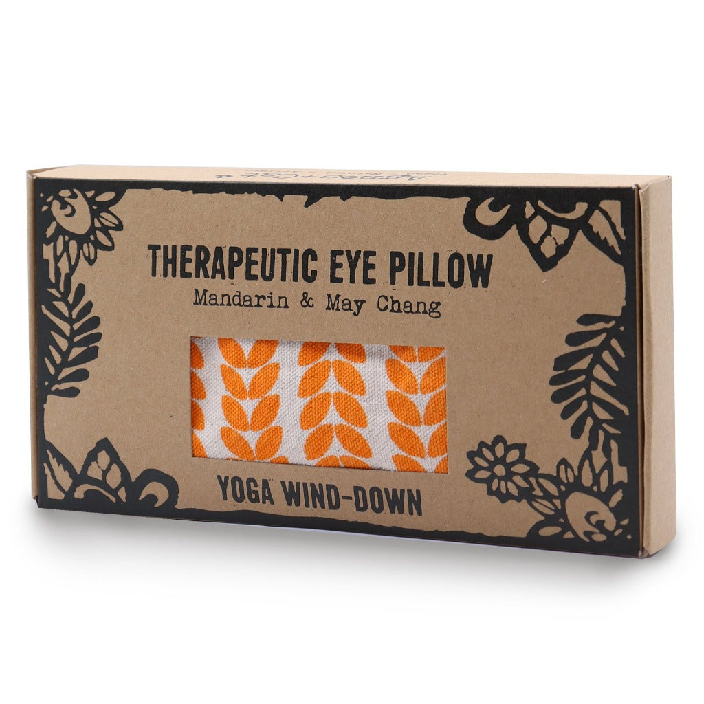 therapeutic eye pillow slumber and relax mandarin & may chang eye pillow christmas gift idea