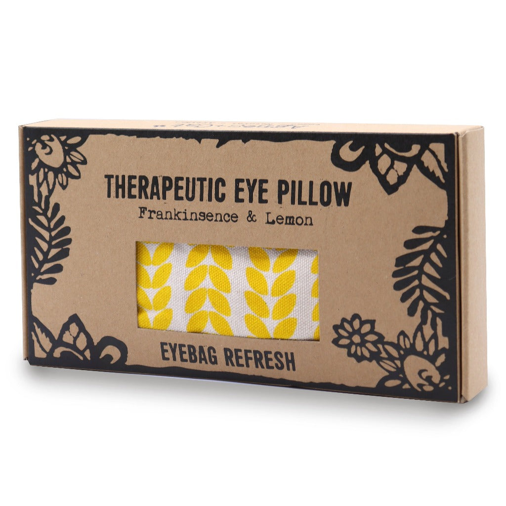 therapeutic eye pillow slumber and relax frankinsence & lemon eye pillow christmas gift idea