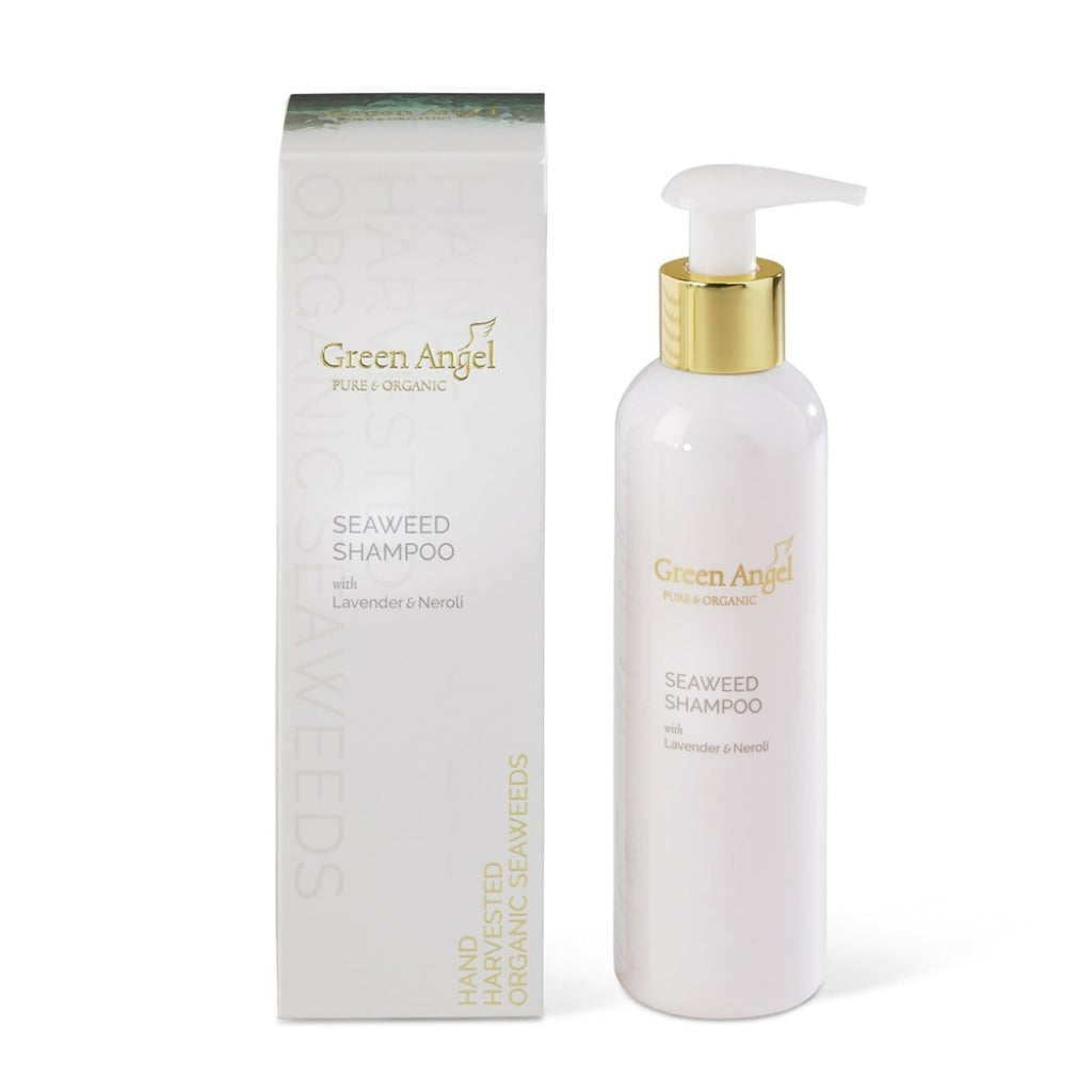 green angel irish natural seaweed shampoo lavender and neroli irish gift product