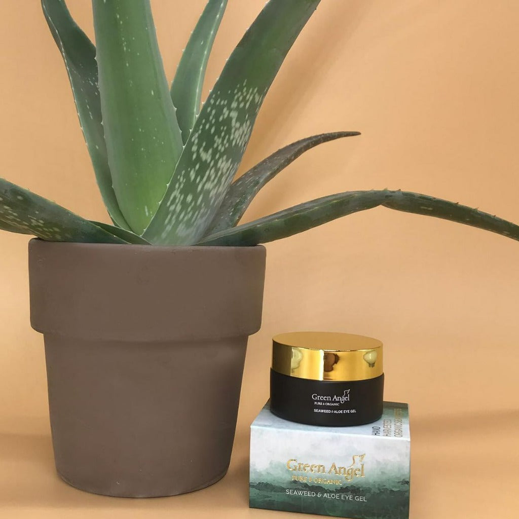 green angel seaweed and aloe eye gel irish product cools and revitalizes
