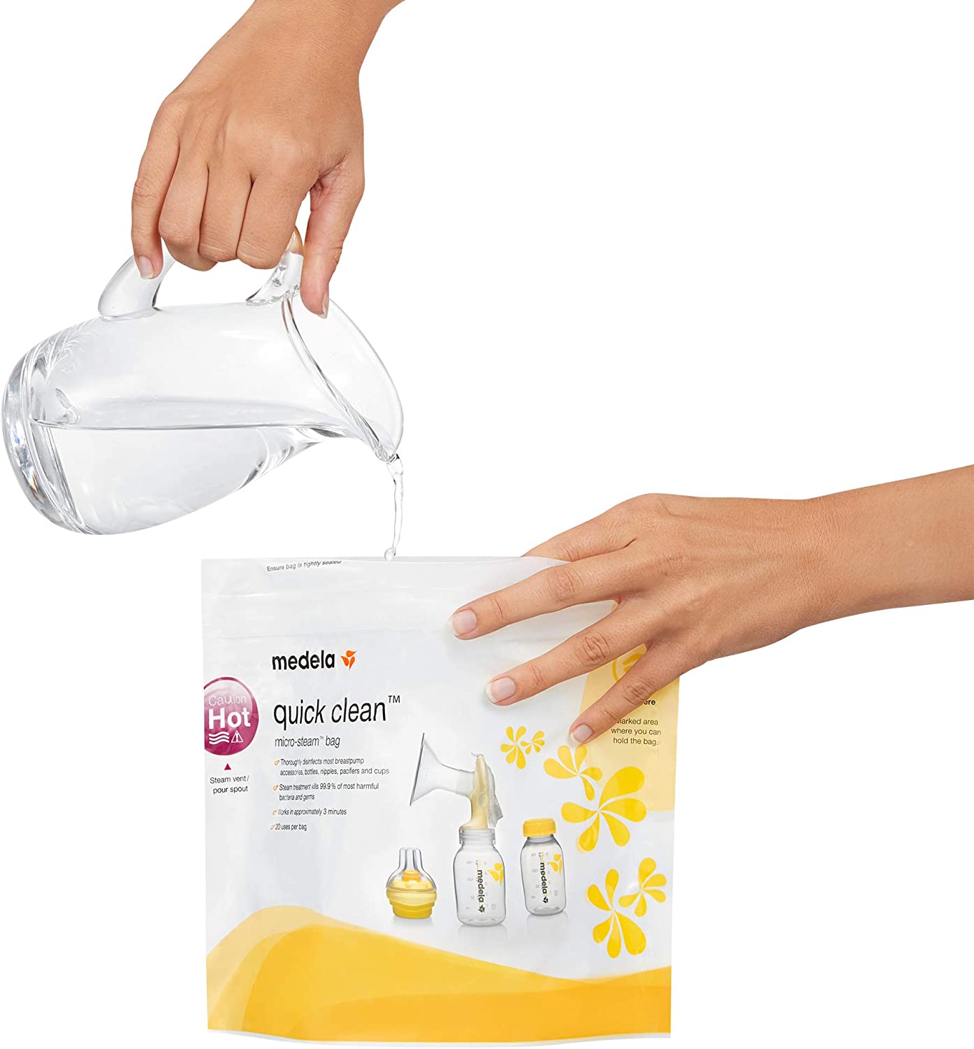 Medela Quick Clean Micro-Steam Bags - 5 count