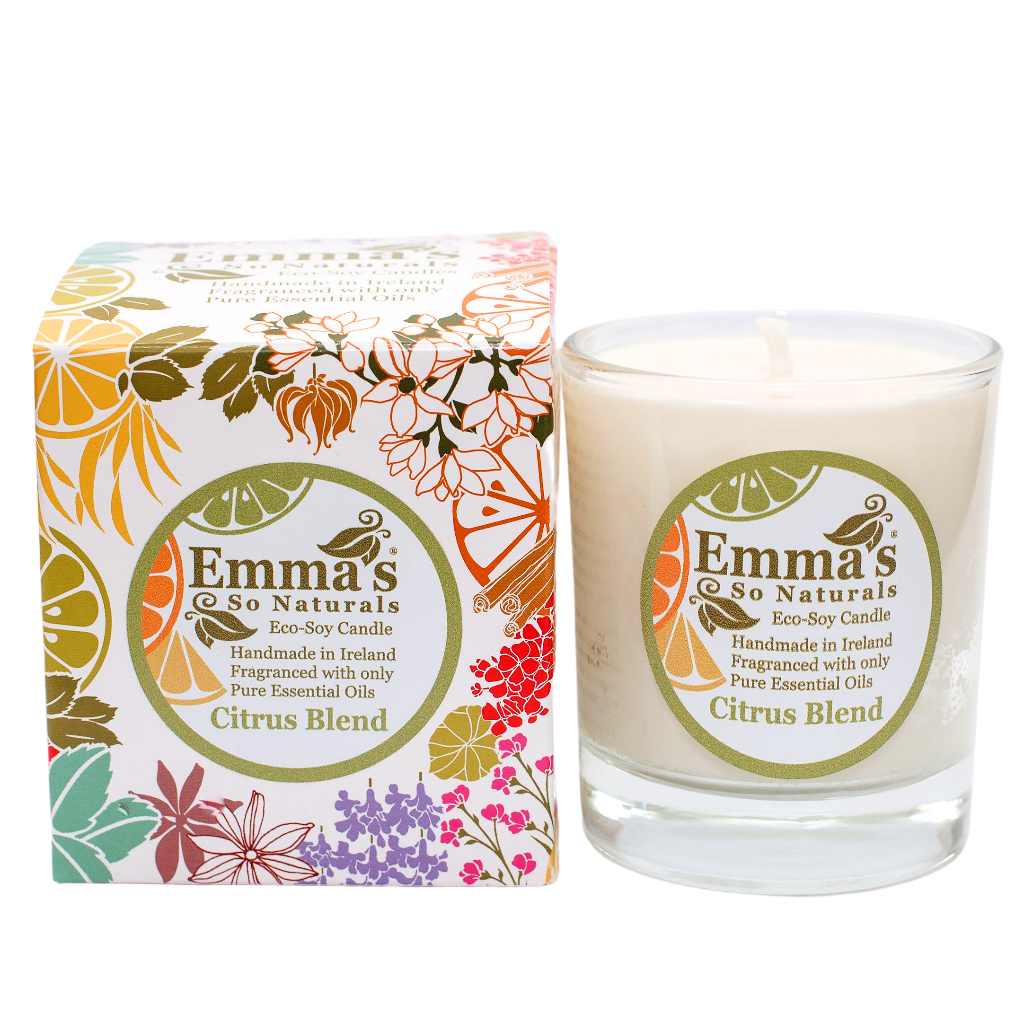 emma so candles eco-soy natural citrus blend irish gift idea