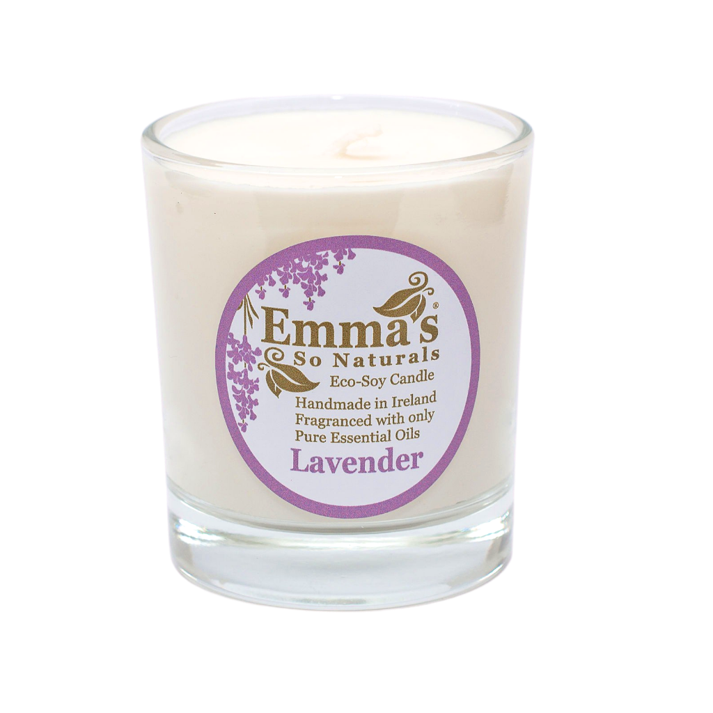 Emma So Natural Eco Soy Candles lavender essential oils gift