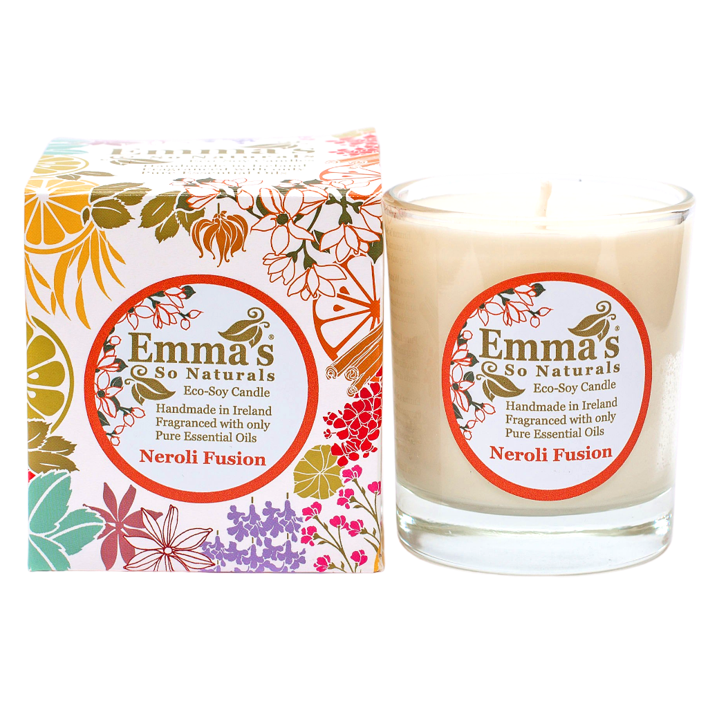 Emma's So Naturals christmas gift ideas Emma's So Naturals NEROLI FUSION FRAGRANCED BOXED GLASS TUMBLER CANDLE 50HR BURN TIME
