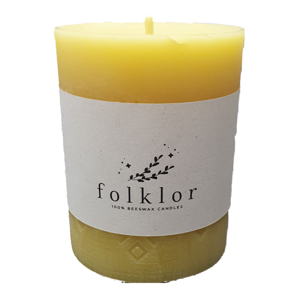 Folklor 100% Beeswax Candles - Folk Candle