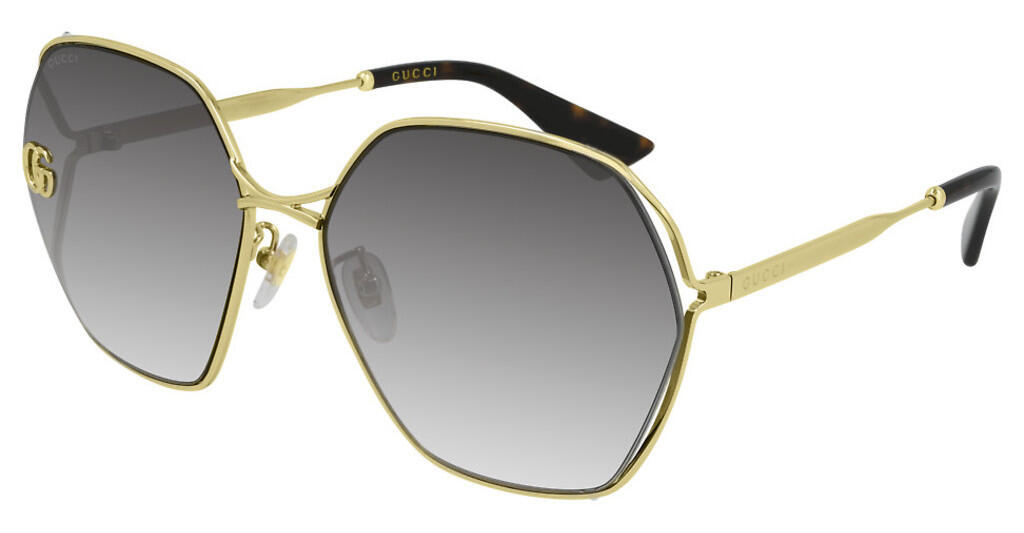 Gucci sunglasses with 2024 logo on lens