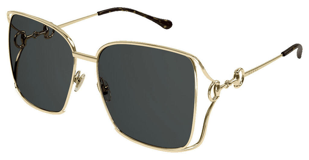 gold metal gucci sunglasses 