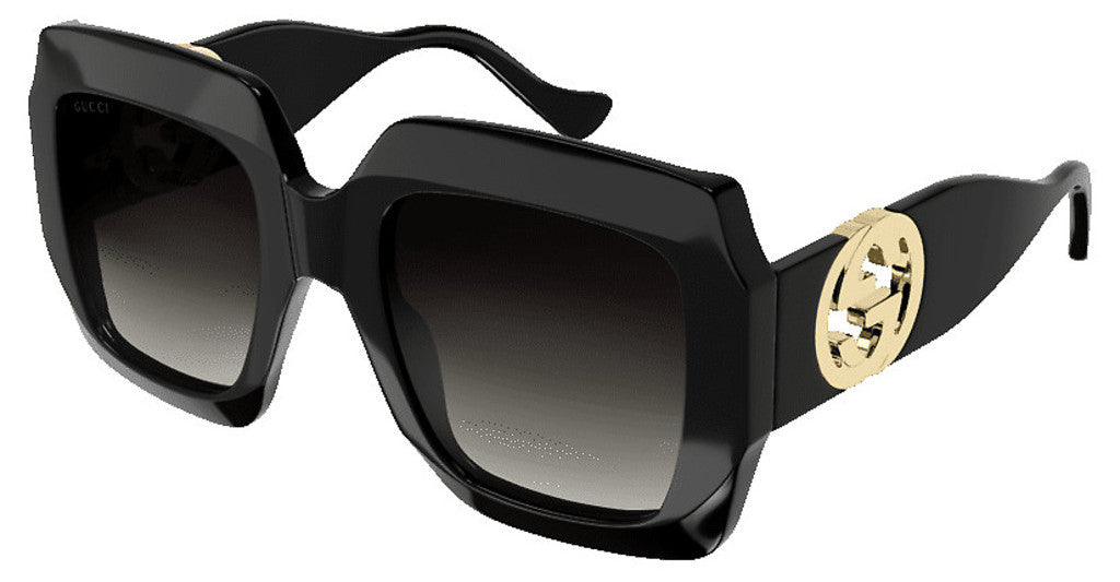 Gucci big black square ladies sunglasses