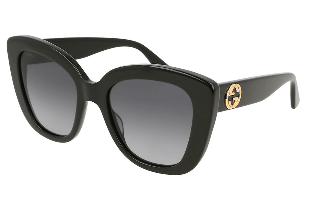 Gucci Womens Black Cat Eye Sunglasses