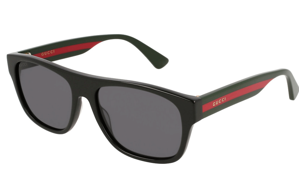 Gucci sunglasses green and red best sale arms