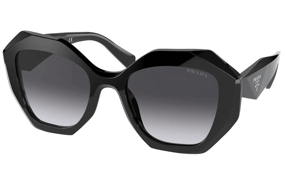 Prada 16ws Black Angular Ladies Sunglasses