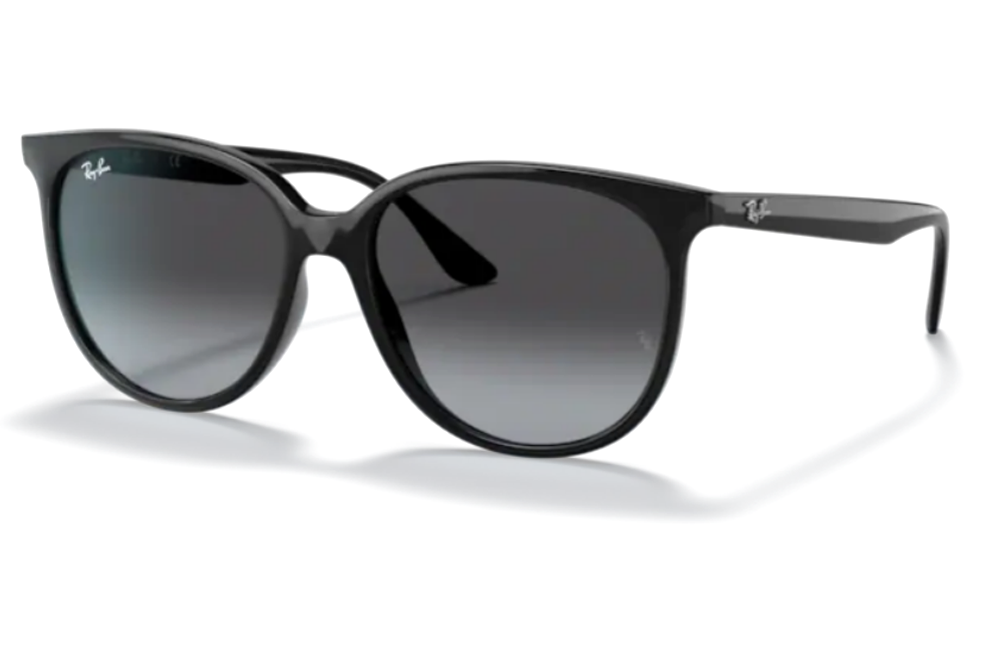 rayabn rb4378 black unisex sunglasses