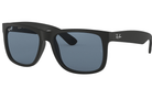 Rayban mens sunglasses Justin in black rubber with a polarised lens