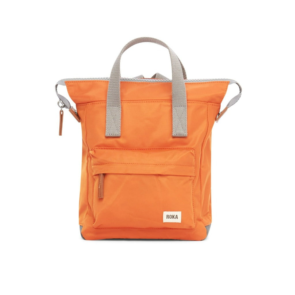 Roka Bag Sustainable Nylon Burnt Orange Colour Bantry B