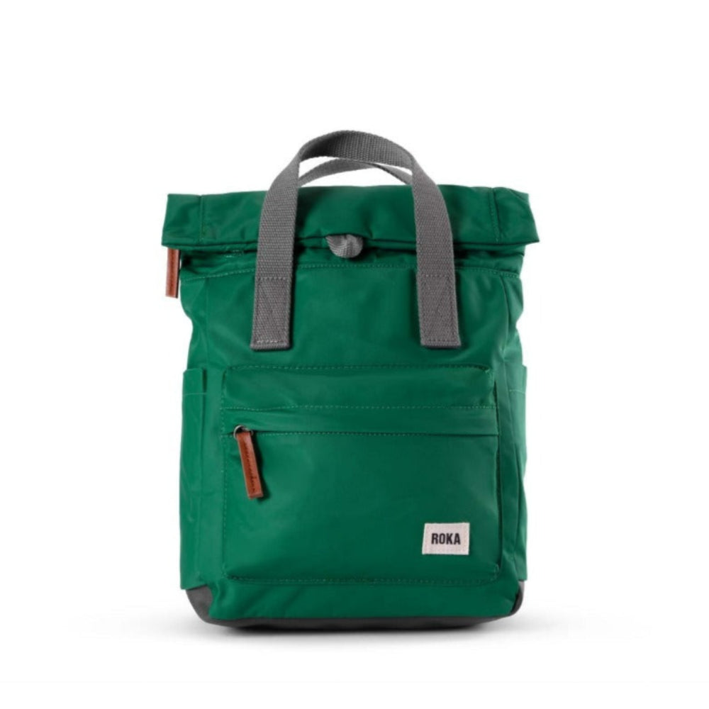 Roka London Canfield B Sustainable Backpack emerald