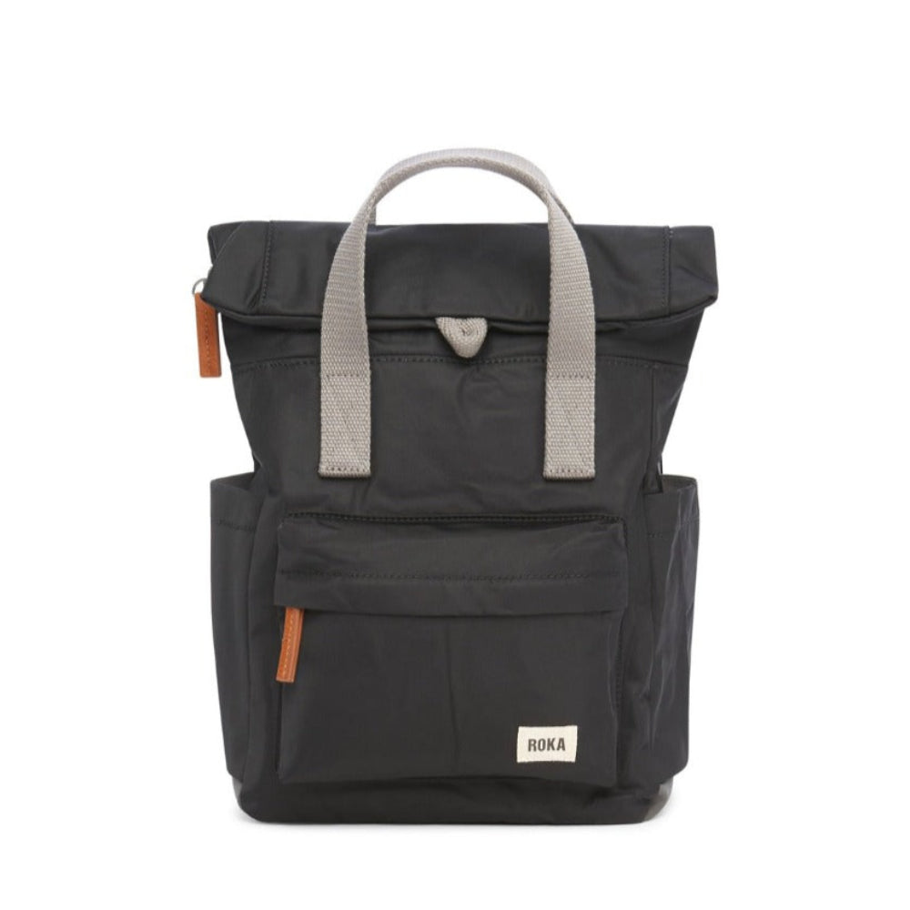 Roka London Canfield B Sustainable Backpack Black colour