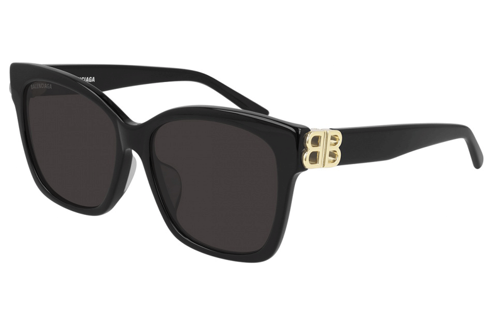 Balenciaga ladies sunglasses in black and gold