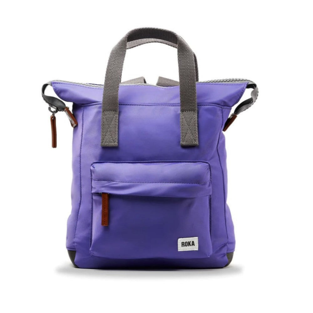 Roka Bag Sustainable Nylon Peri Purple Colour Bantry B