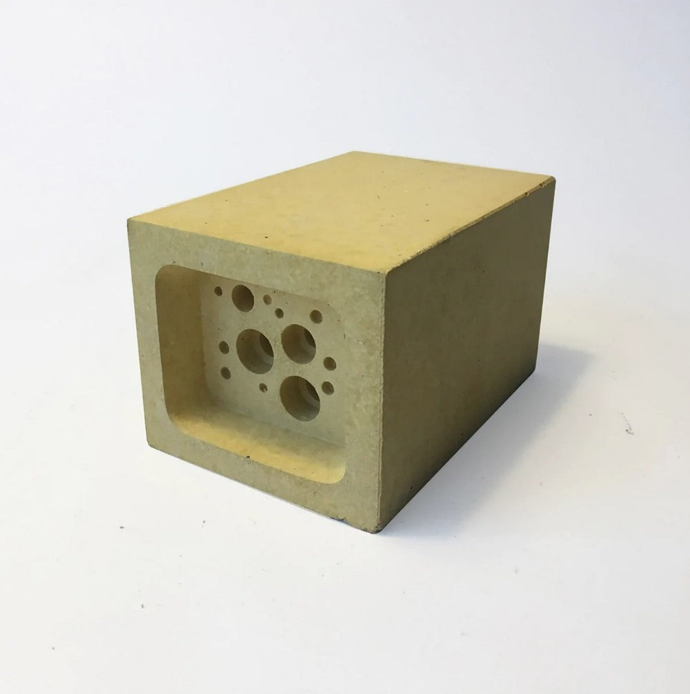 Small Bee Block for Solitary Bees Yellow