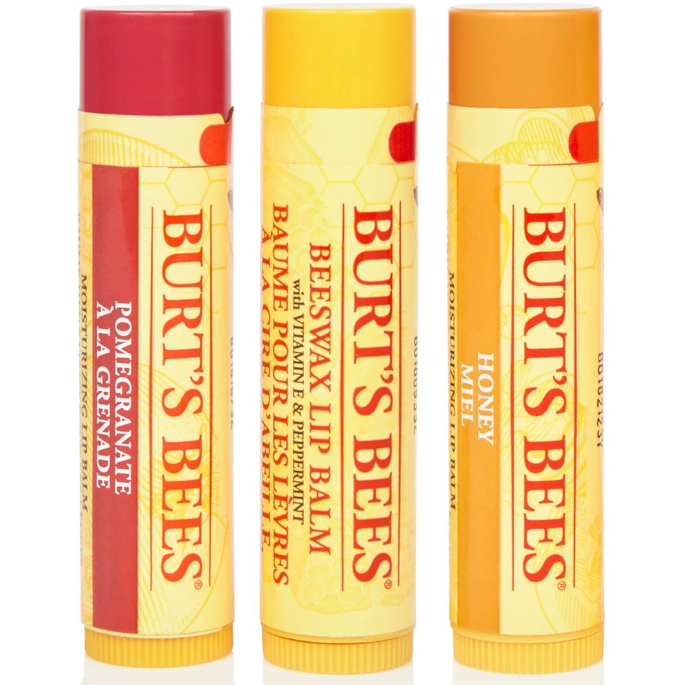 BURT'S BEES christmas gift ideas BURT'S BEES Lip Balm Trio Tin Gift Set