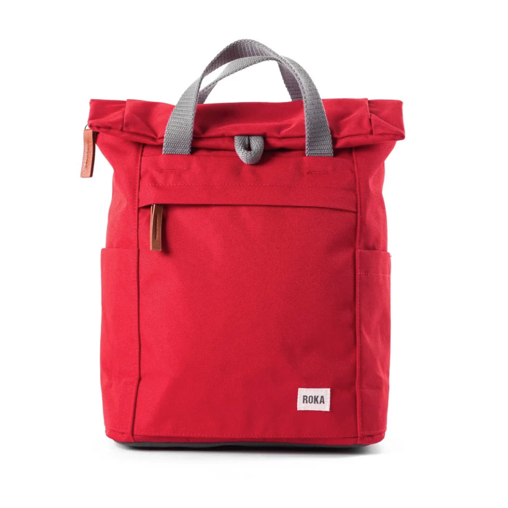 Roka bags Roka Finchley A Sustainable Backpack mars red small
