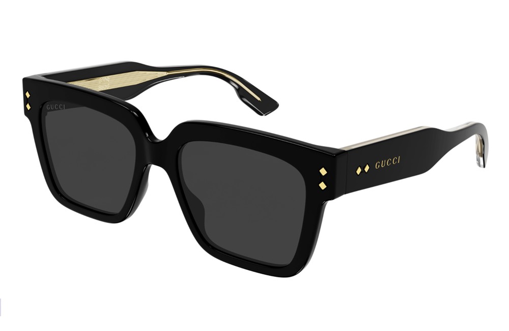 gucci mens black acetate sunglasses