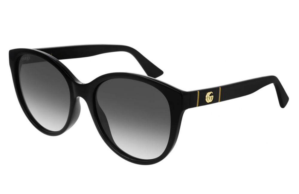 Gucci sunglasses 001 black/grey graduated lens Gucci GG00636SK Ladies Sunglasses