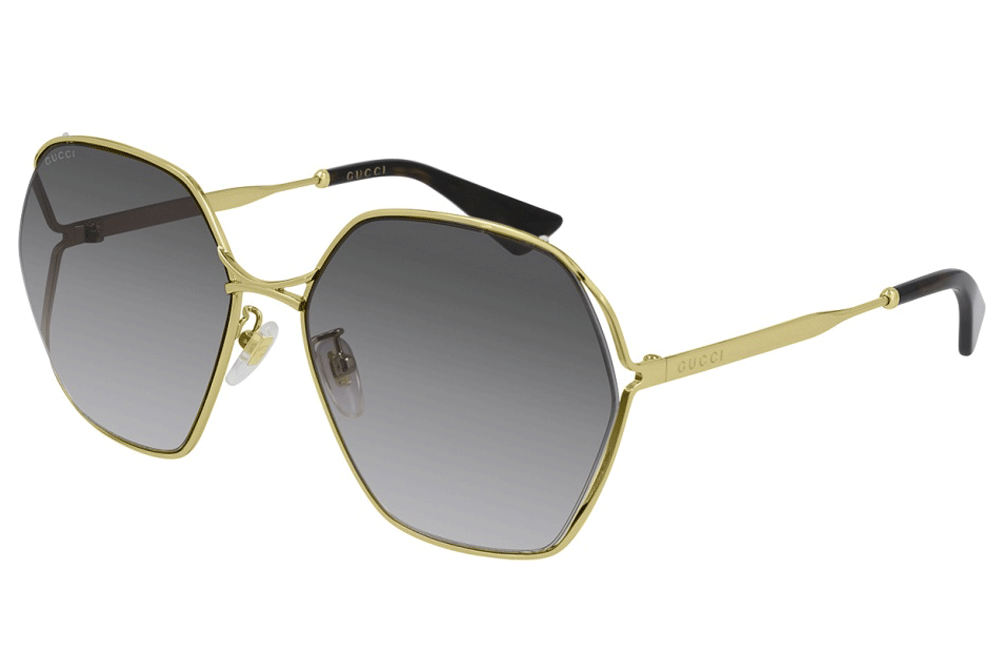 Gucci sunglasses 001 Gold/Grey lens Gucci GG0818SA Ladies Sunglasses