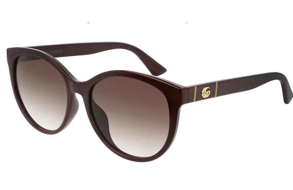 Gucci Sunglasses Woman Gray GG0790S-001 | Sakurawatches.com