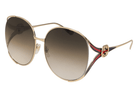 Big oversized gold Gucci sunglasses Gucci GG00225/S 002 Sunglasses