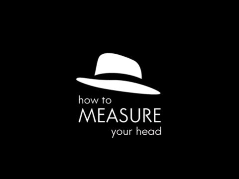 video how to measure hat around head