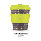 ecoffee cup reusable cup green black pattern with blue 80z 240ml cup