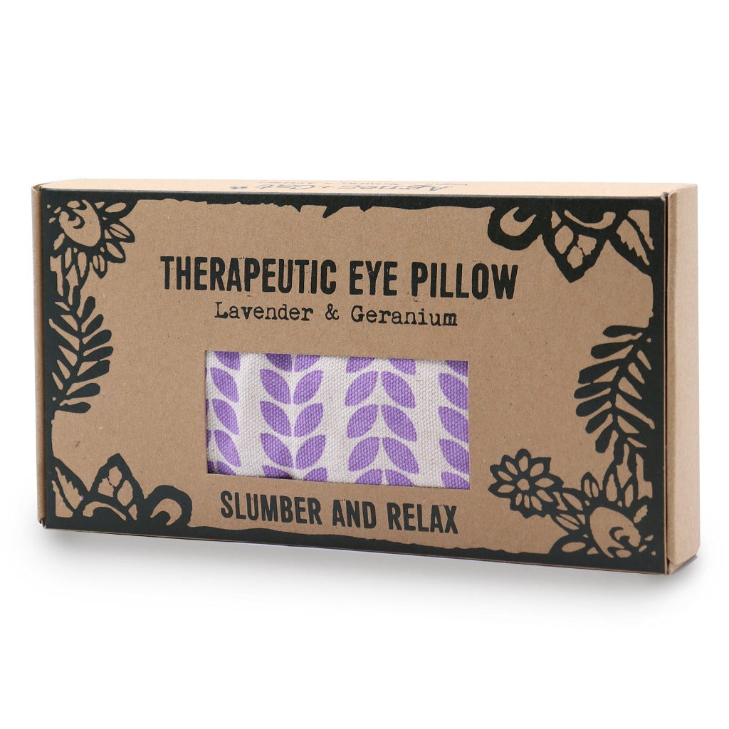 therapeutic eye pillow slumber and relax lavender & geranium eye pillow christmas gift idea