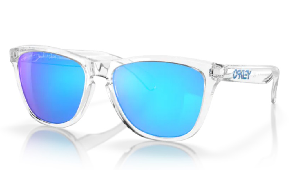 oakley frogskin sunglasses ice blue