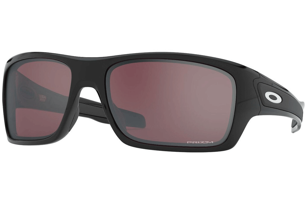 Oakley sunglasses 59 Matte Black / Snow Prizm Lens Oakley Turbine 9263 65mm Sunglasses