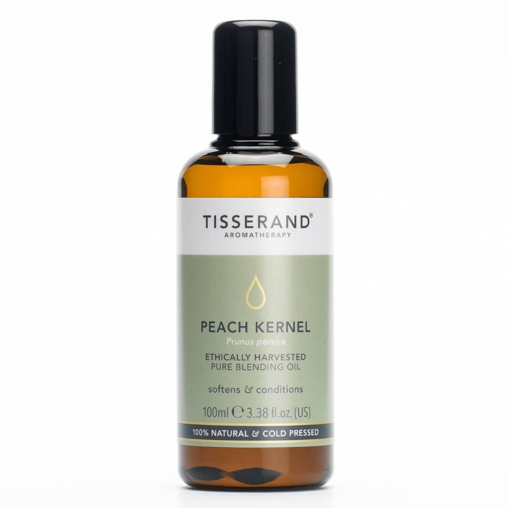tisserand peach kernel pure blending oil 100ml bottle